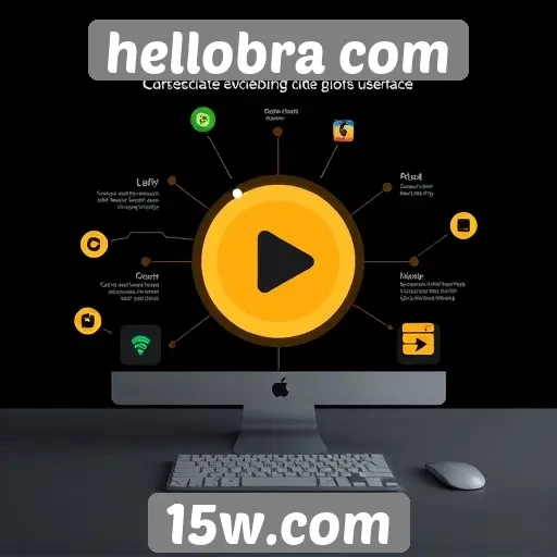 Análise da interface do usuário no site hellobra com
